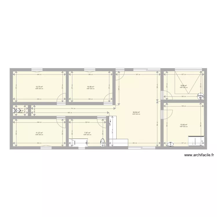 Maison tatie . Plan de 