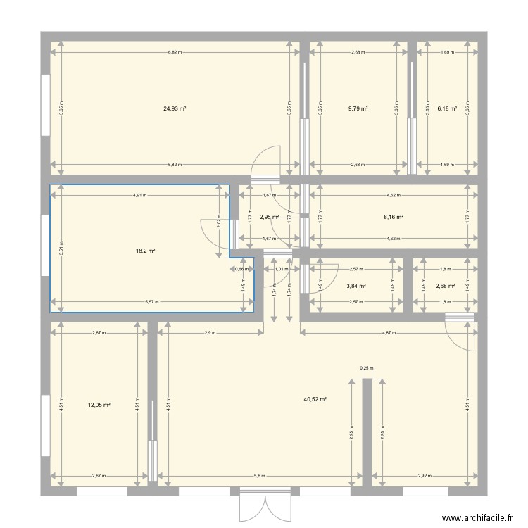 R1 surface . Plan de 0 pièce et 0 m2