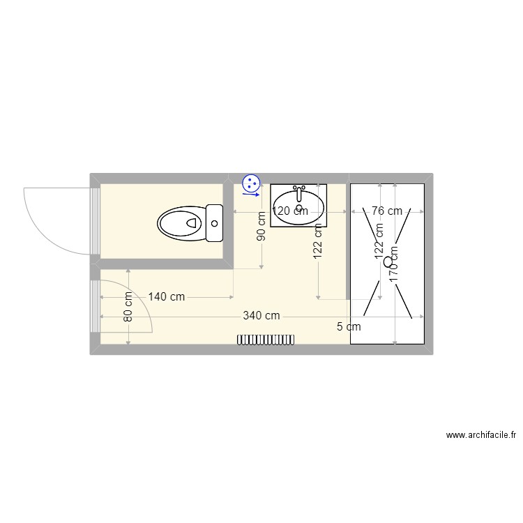 Tata. Plan de 0 pièce et 0 m2