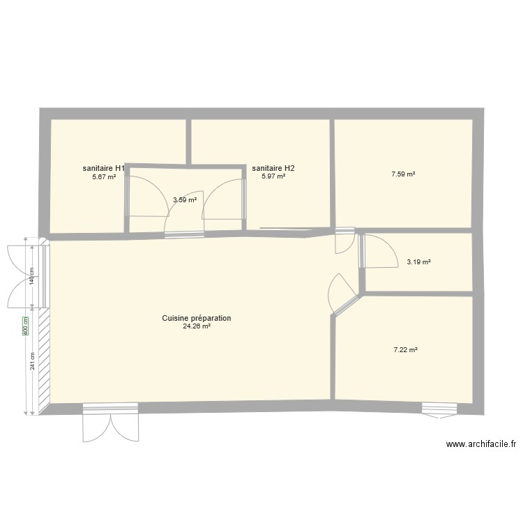 Etable du Pressoir 2020. Plan de 0 pièce et 0 m2