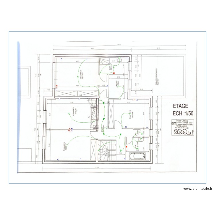 Nouvel Etage. Plan de 0 pièce et 0 m2