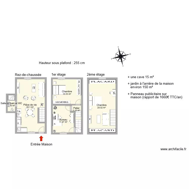 MENGHINI 2 temeraire. Plan de 