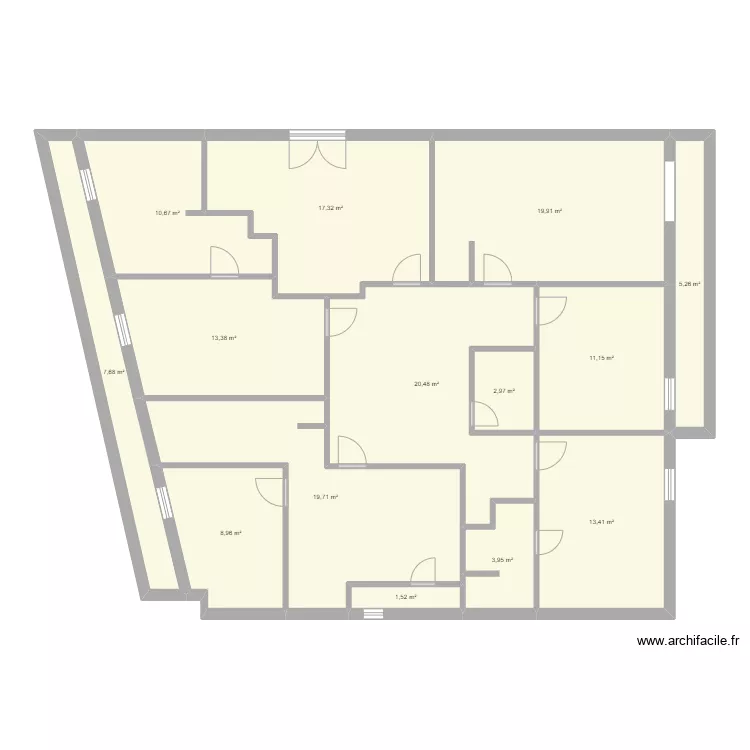 Plan existant VANVES. Plan de Plan existant VANVES. Plan de