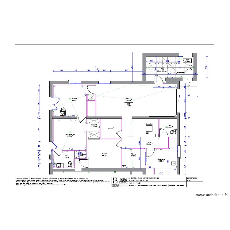 Gasnot sous sol . Plan de 0 pièce et 0 m2