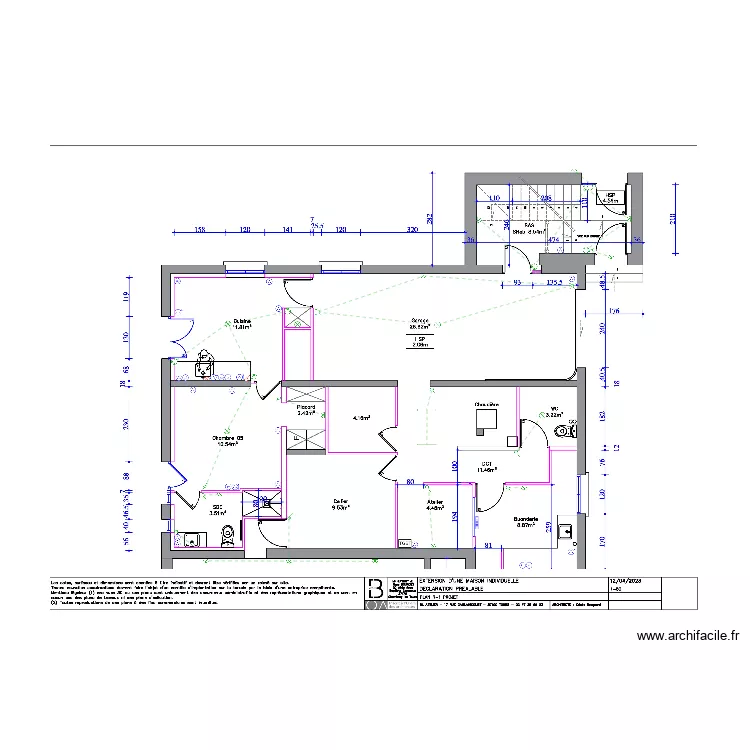 Gasnot sous sol . Plan de 