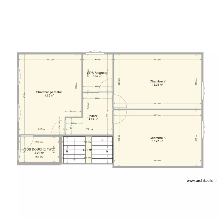 1er Etage valid&eacute;. Plan de 