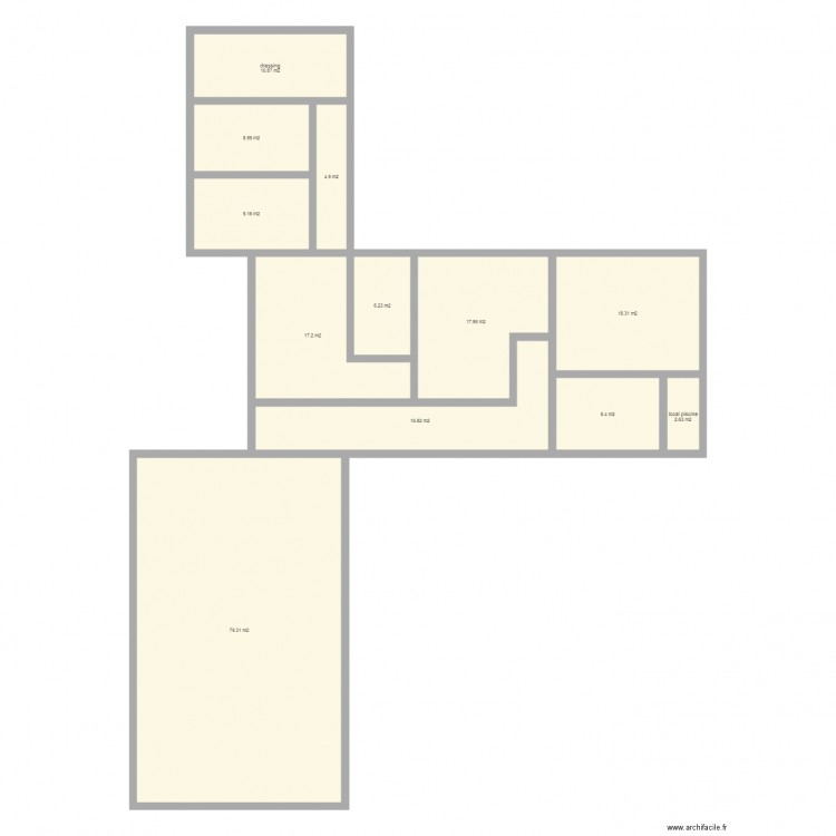 esquise 1. Plan de 0 pièce et 0 m2
