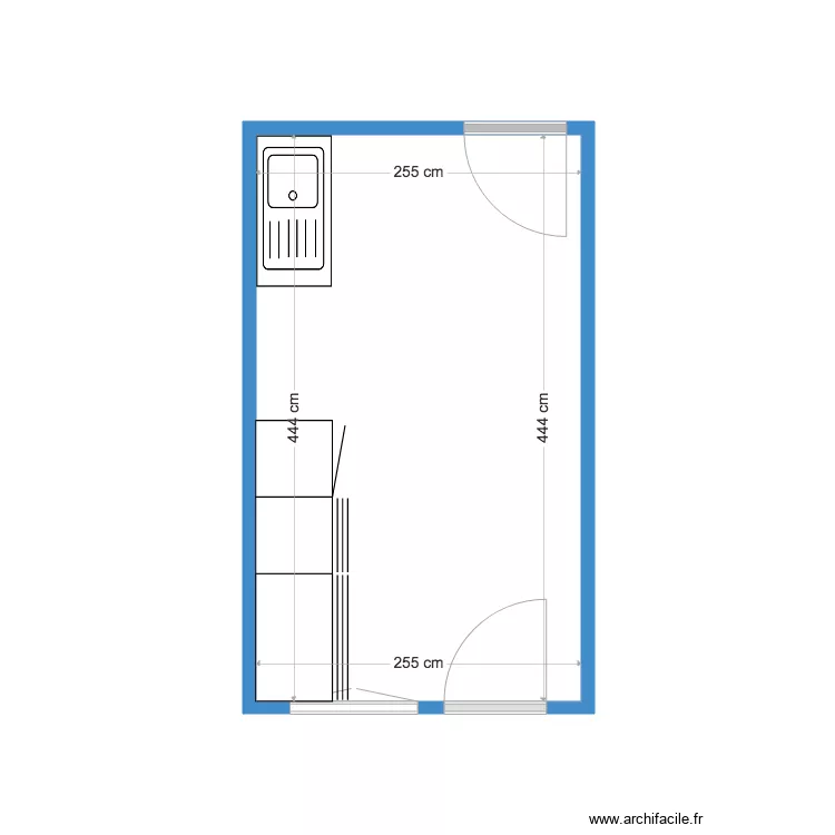 Cuiine Caluire. Plan de 