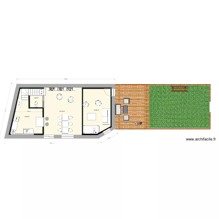 annexe g&icirc;te v4. Plan de 