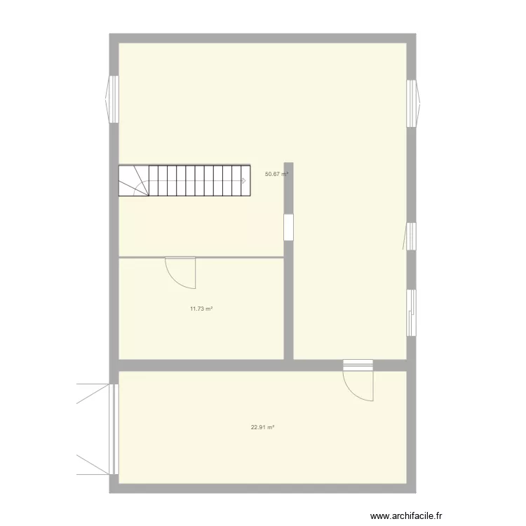 maison. Plan de 