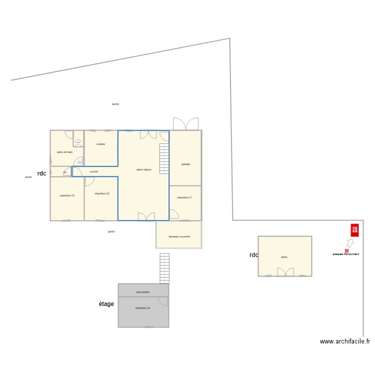 sci de la pommeraie am. Plan de 0 pièce et 0 m2