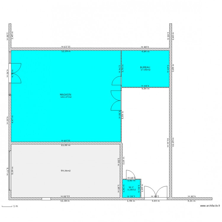 MAGASIN LA RENAUDIÈ 2. Plan de 0 pièce et 0 m2