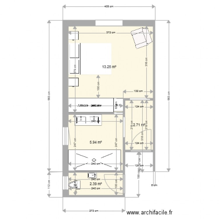 chambre parentale 3. Plan de 0 pièce et 0 m2