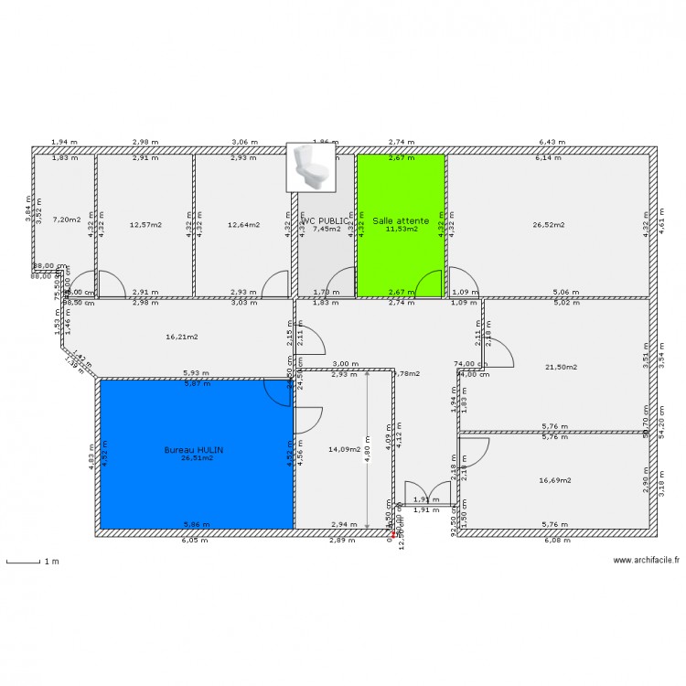 Centre médical st jean bis. Plan de 0 pièce et 0 m2