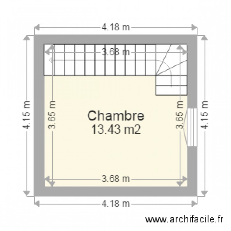 Plan 2eme étage Etat des lieux. Plan de 0 pièce et 0 m2