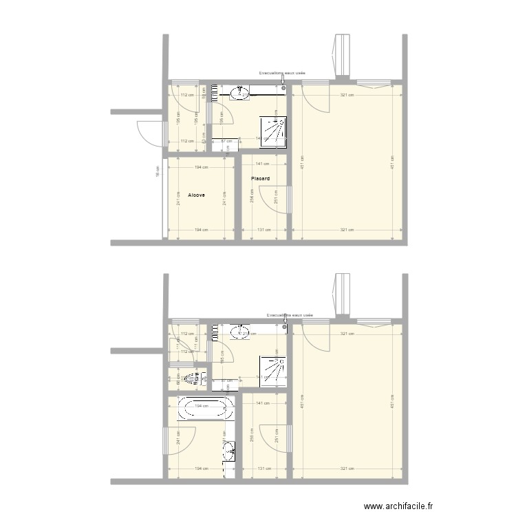 Salle de Bain Clermont V2. Plan de 0 pièce et 0 m2