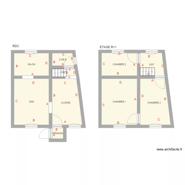 DESSAUGE. Plan de DESSAUGE. Plan de
