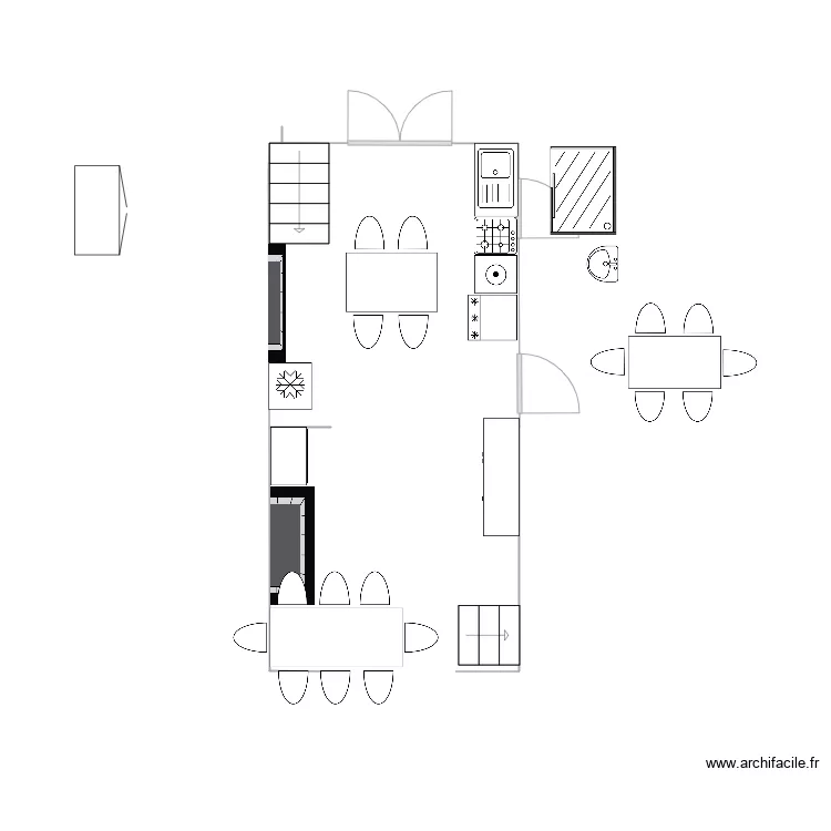 cuisine. Plan de cuisine. Plan de