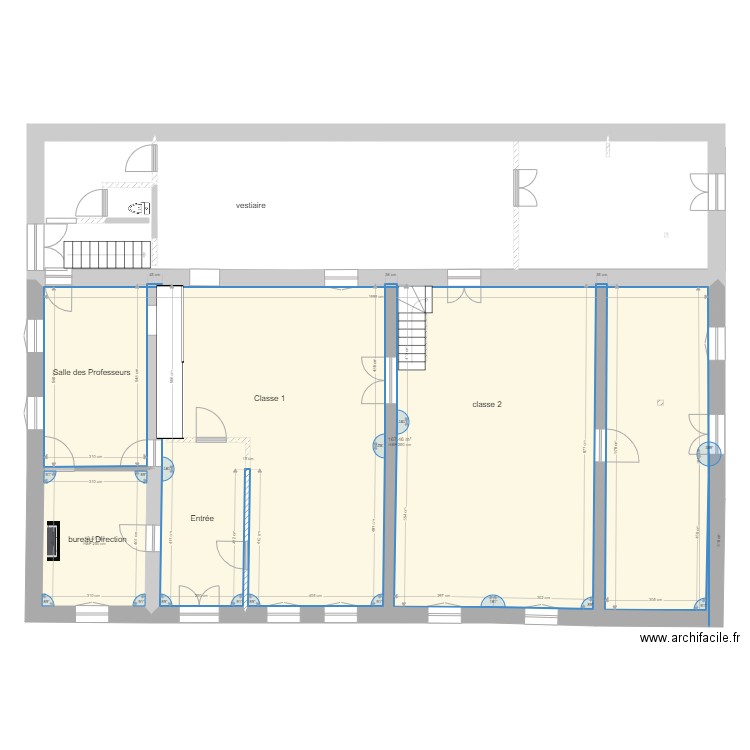 presbytere 2v2. Plan de 0 pièce et 0 m2