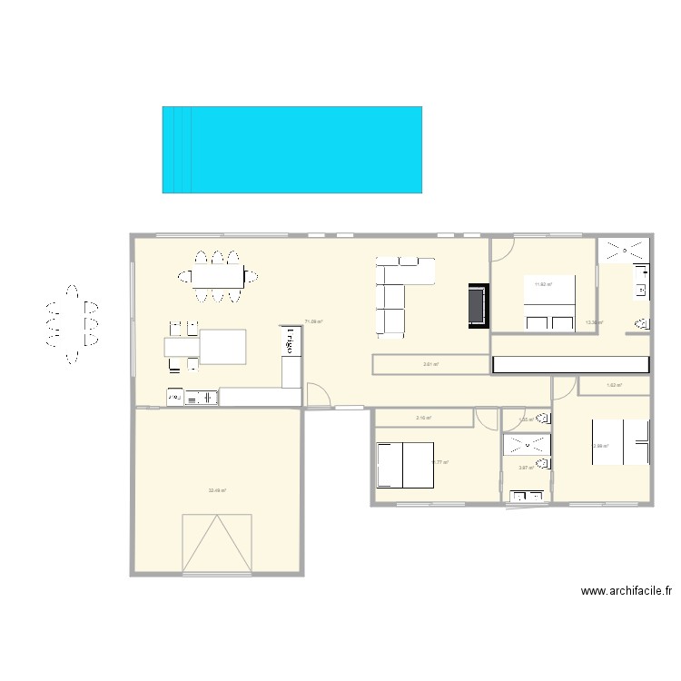 projet 2. Plan de 0 pièce et 0 m2