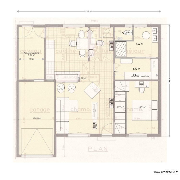 Idée 4. Plan de 0 pièce et 0 m2