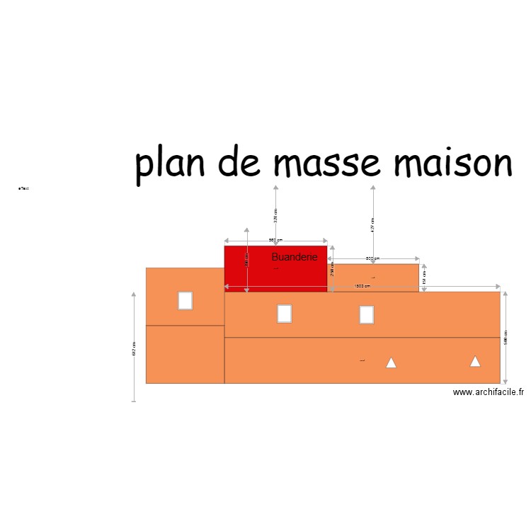 plan de masse maison. Plan de 0 pièce et 0 m2