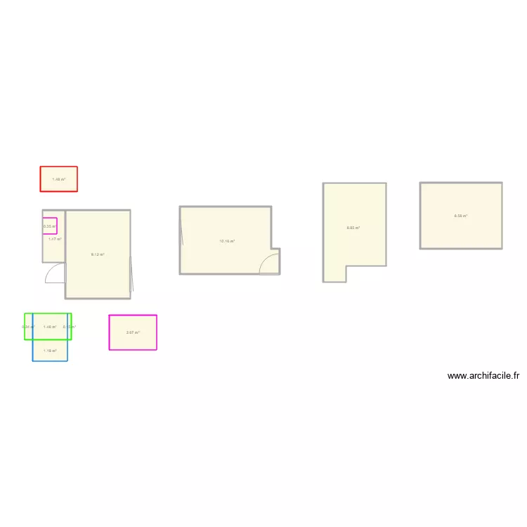 Apartement N4. Plan de 