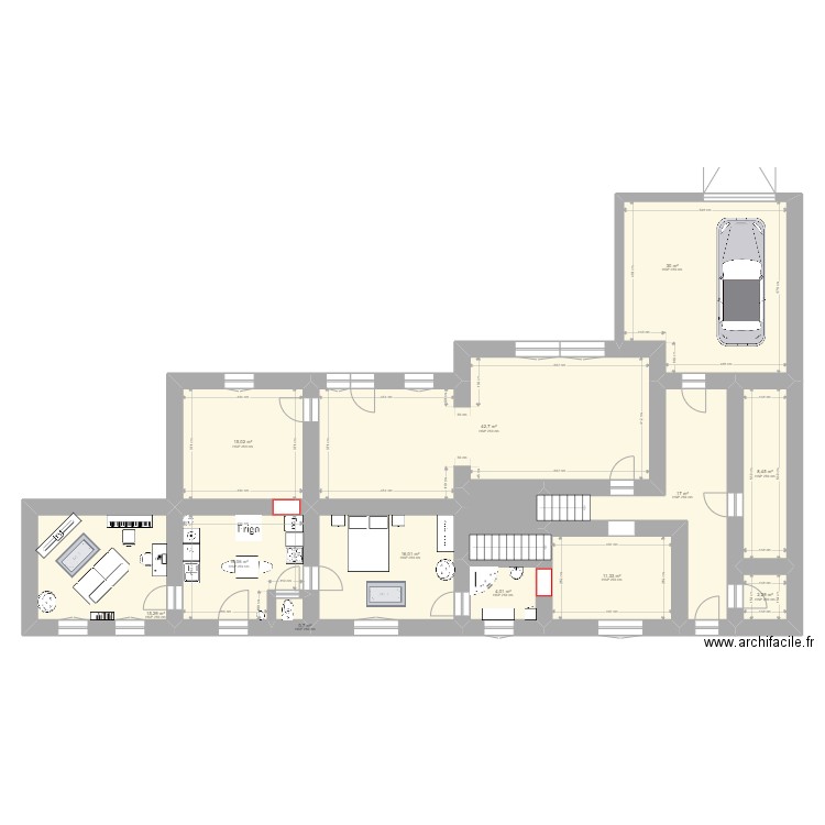 futur. Plan de 0 pièce et 0 m2