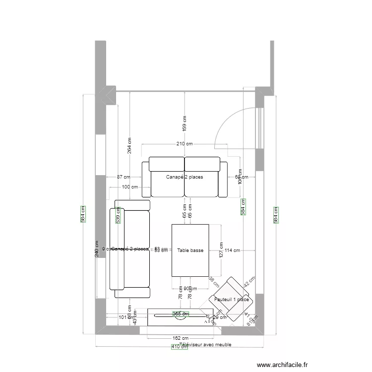 Agrandissement MAINXE. Plan de 