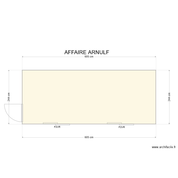 AFFAIRE ARNULF RDC. Plan de 0 pièce et 0 m2