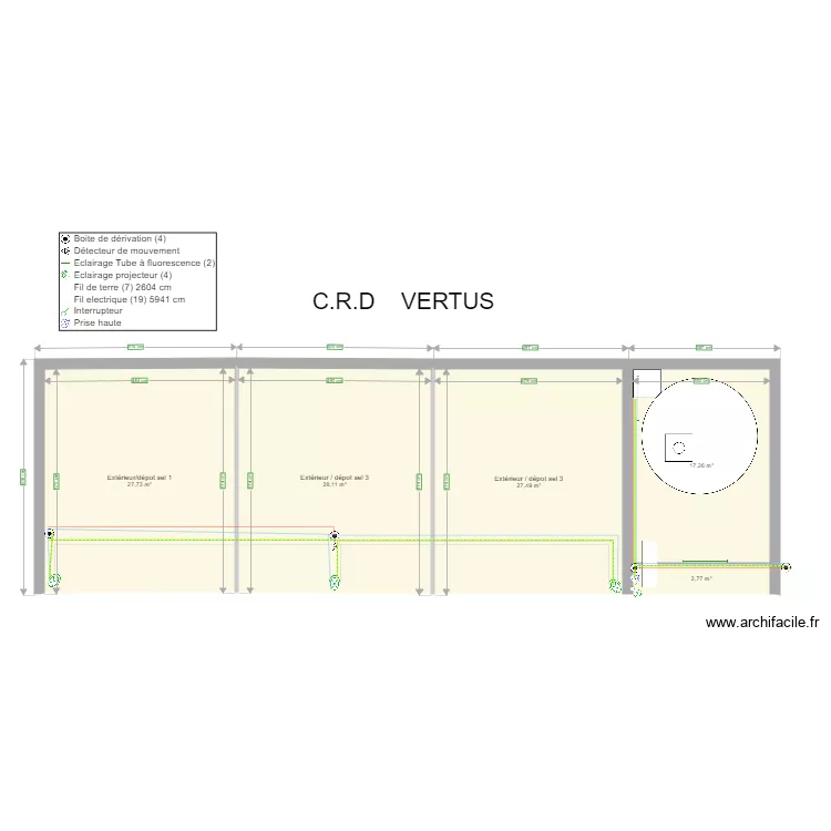 dépots sel vertus. Plan de dépots sel vertus. Plan de
