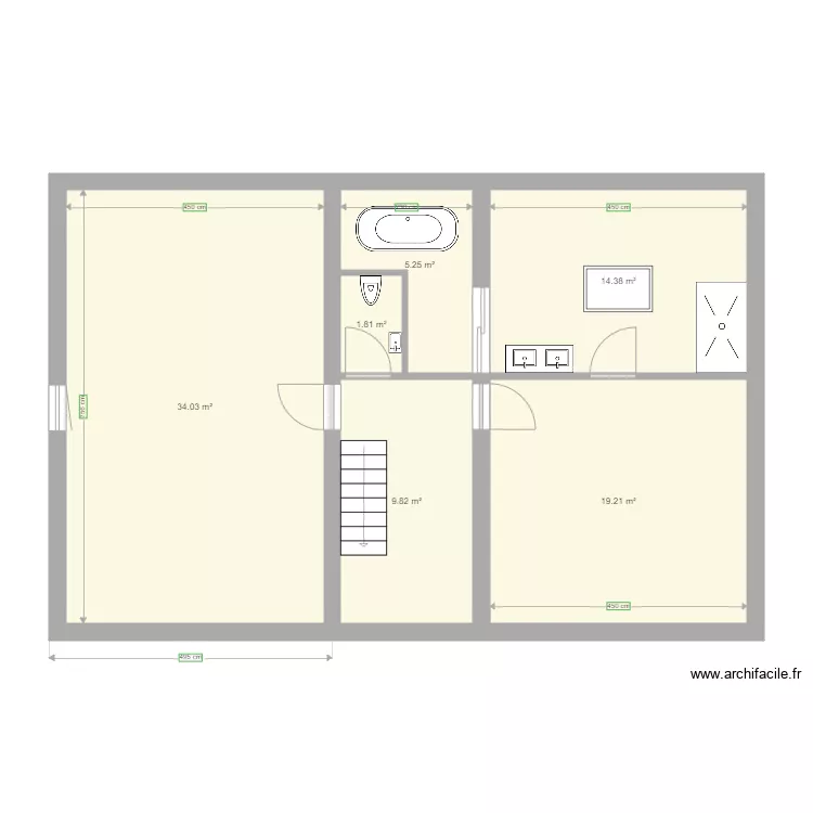 Julien plan V2 s&eacute;paration. Plan de 