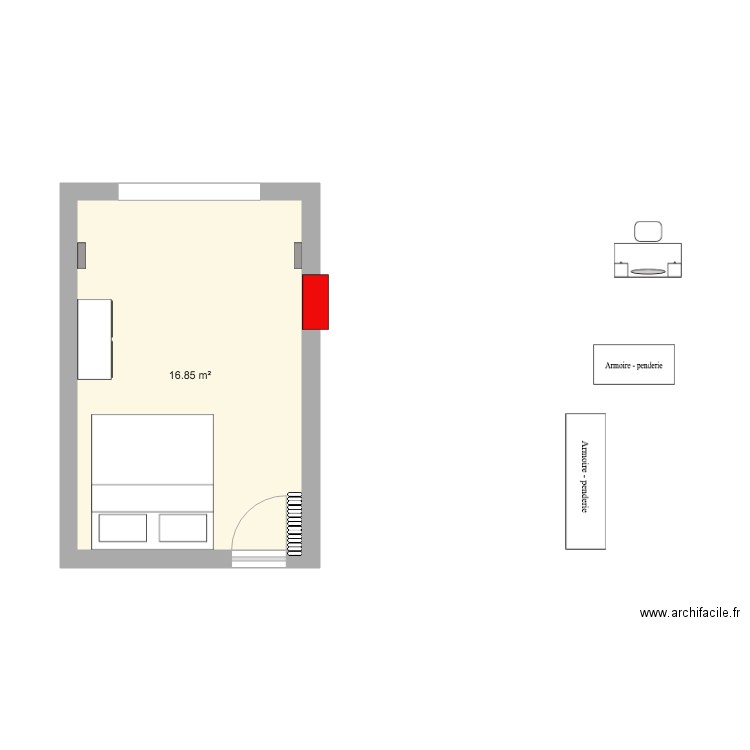 Chambre ultime de mimou. Plan de 0 pièce et 0 m2