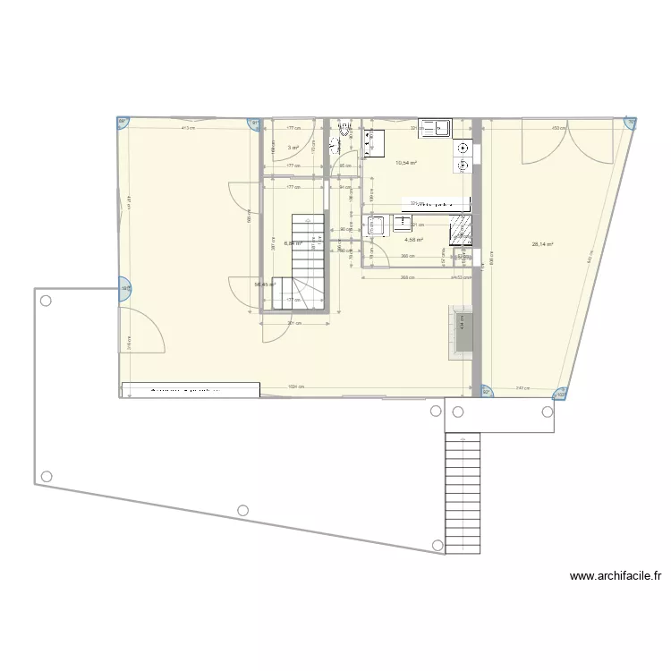 C Plantin plan février 22 prévision meublé et terrasse extérieure. Plan de C Plantin plan février 22 prévision meublé et terrasse extérieure. Plan de