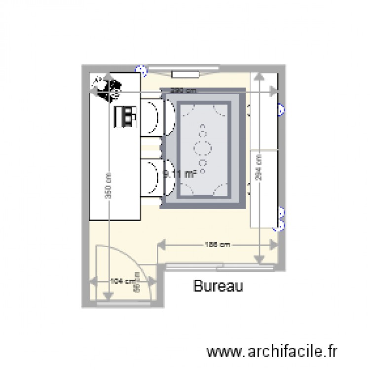 Bureau Saint Paul les Dax V1. Plan de 0 pièce et 0 m2