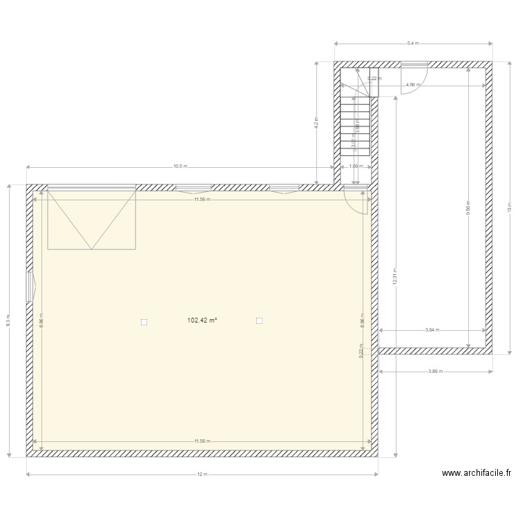 sous sol valerie. Plan de 0 pièce et 0 m2