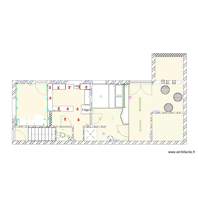 Rez de Chaussée. Plan de Rez de Chaussée. Plan de