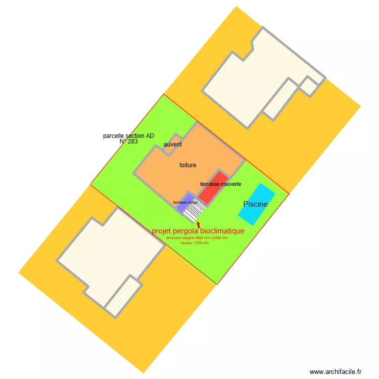 Plan Masse DP 2. Plan de Plan Masse DP 2. Plan de