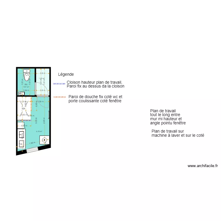 MILLET Sylvine. Plan de 