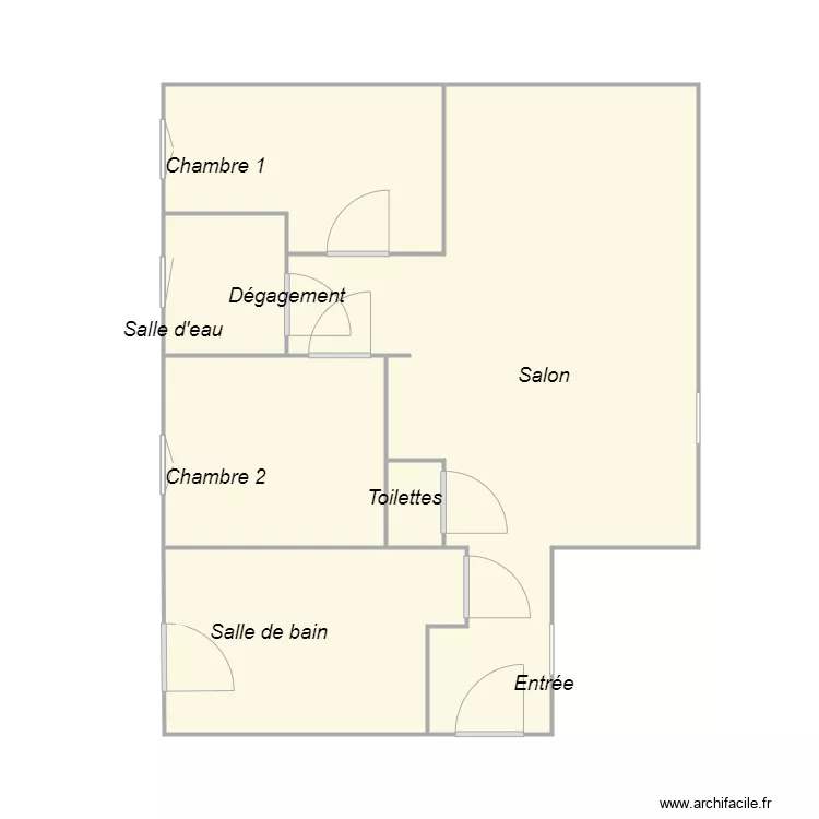 Croquis LAHEY. Plan de 