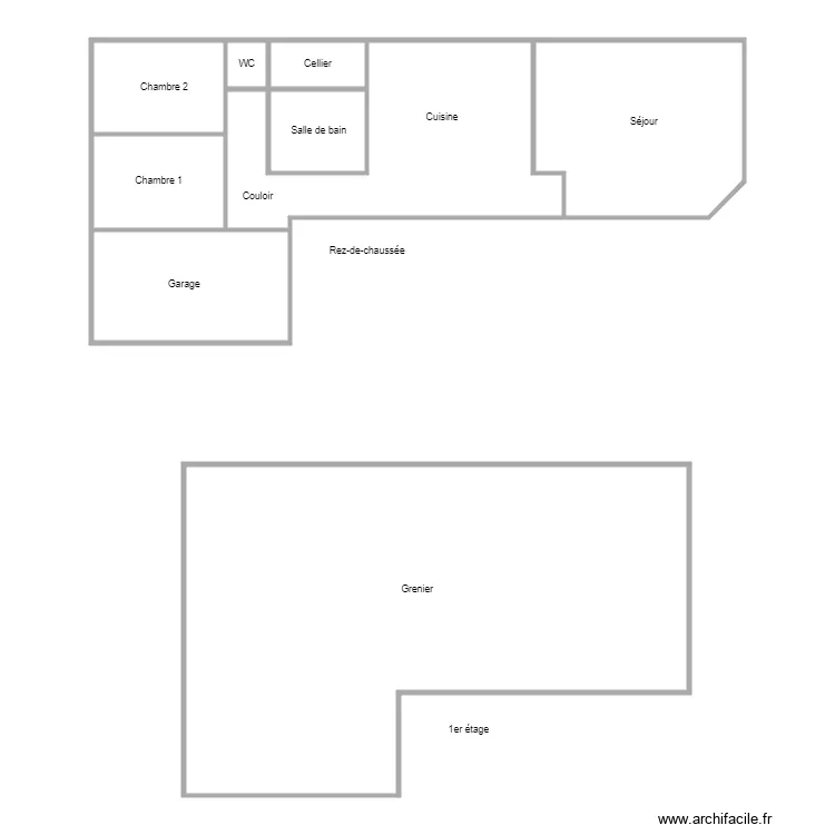 GARENNE JUBEAUX SEDAN. Plan de 