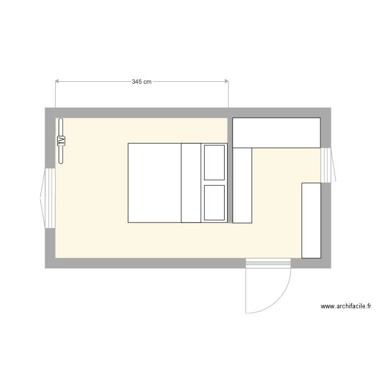 chambre parents 2. Plan de 0 pièce et 0 m2