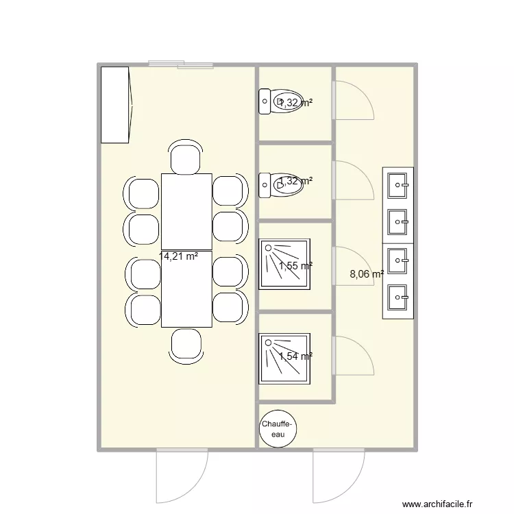 EGCS - BASE AERIENNE DE POLEYMIEUX -. Plan de 