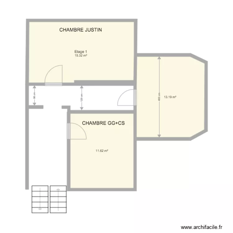 Etage 1 GG. Plan de Etage 1 GG. Plan de