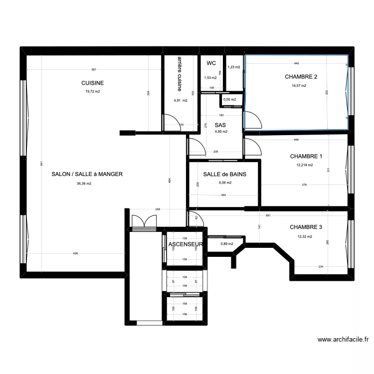 PLAN PROGET  2 22 BV. Jean Mermoz 92200 NEULLY-SUR-SEINE. Plan de 