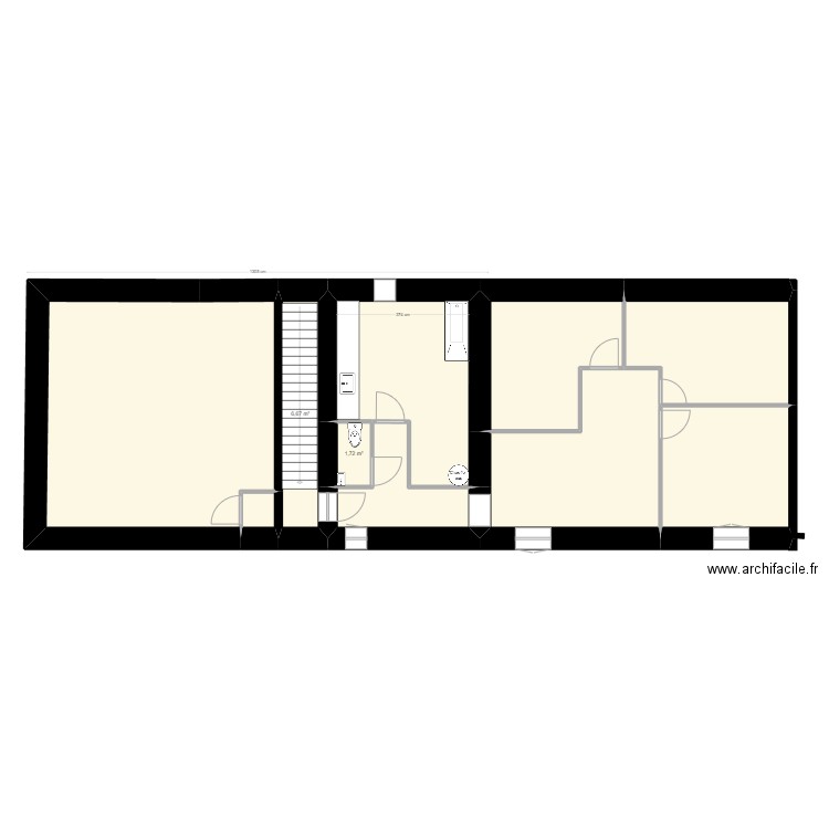 étage crosles. Plan de 0 pièce et 0 m2