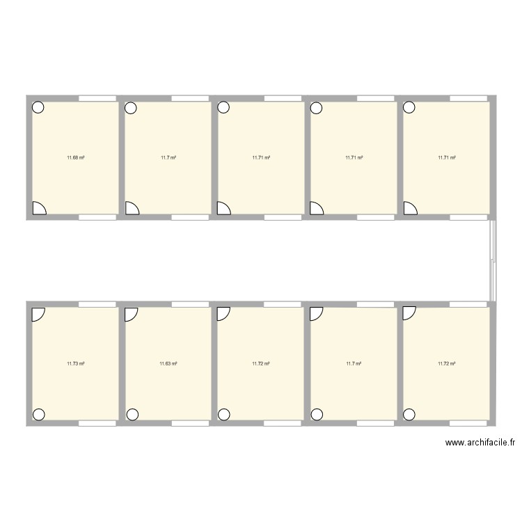 Barns 10 box. Plan de 0 pièce et 0 m2