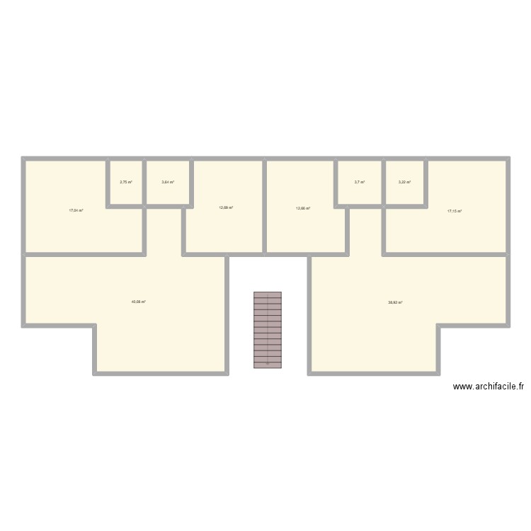 Esther1. Plan de 10 pièces et 152 m2
