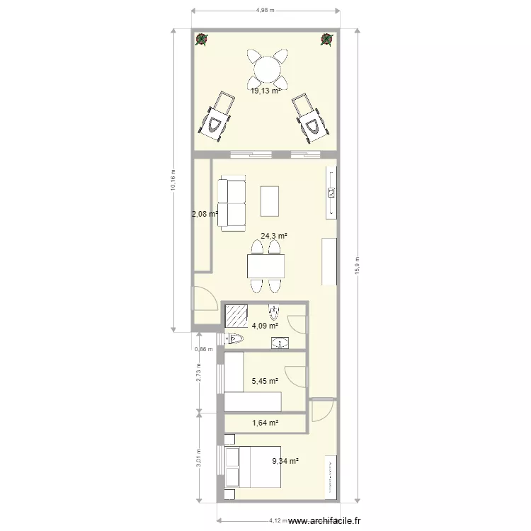 RAMON Y CAJAL ATICO. Plan de 