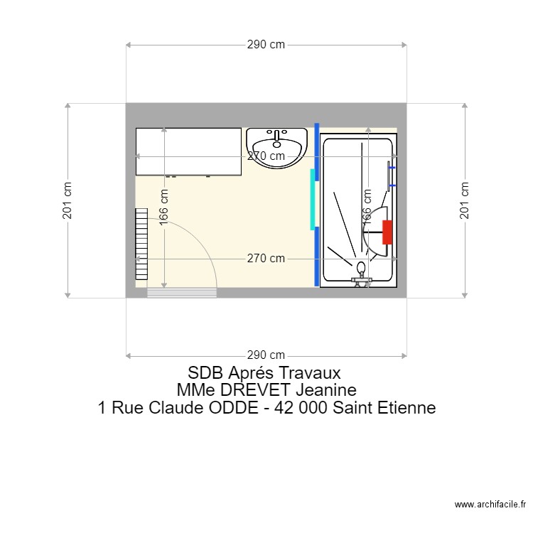 DREVET Jeanine ap. Plan de 0 pièce et 0 m2